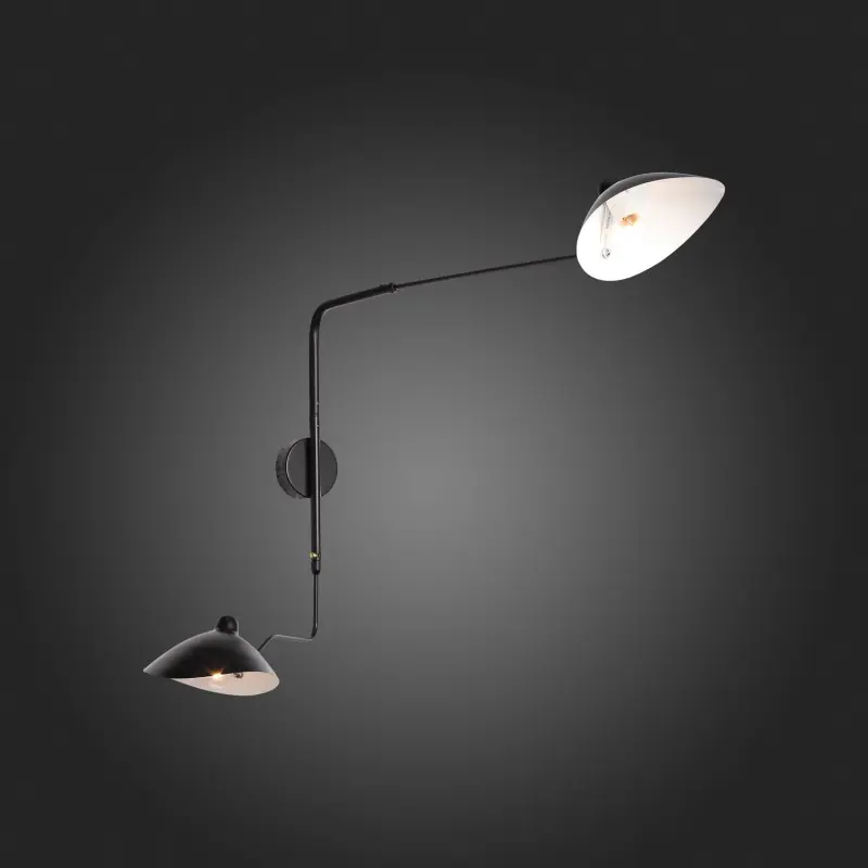 Светильник настенный ST-Luce Черный/Черный, Белый E27 2*60W SPRUZZO_preview_11