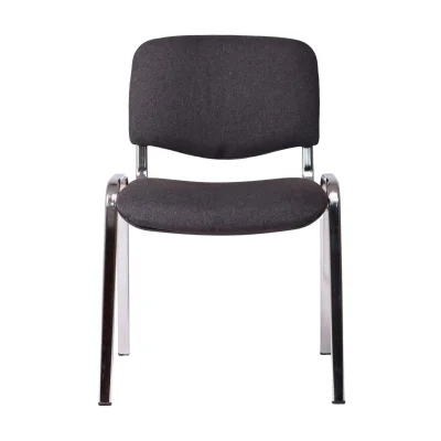 Стул на раме ISO CHROME С-38, ткань, темно-серый_2