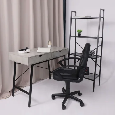 Кресло поворотное WEB, ECO, черный+серый_4