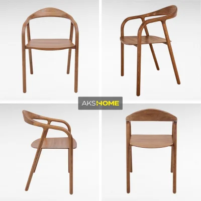 Стул БИО, дуб натуральный/покрытие коньяк_2