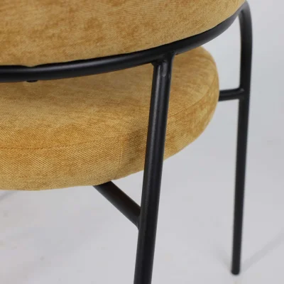 Кресло AV 350, горчичный шенилл Римини 08/черный_15