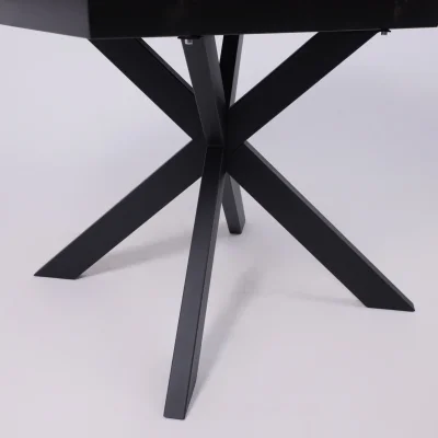 Стол ВЕЙВ раздвижной, 120(160)*80*75, дуб беленый/черный (ПрР-3 DSW (02) КСЕ/Р-80)_20