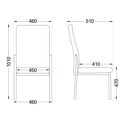 Стул DENVER, темно-бежевый велюр HLR-09/черный_9