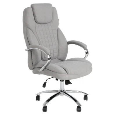 Кресло поворотное PARADIS, ткань/светло-серый фотография