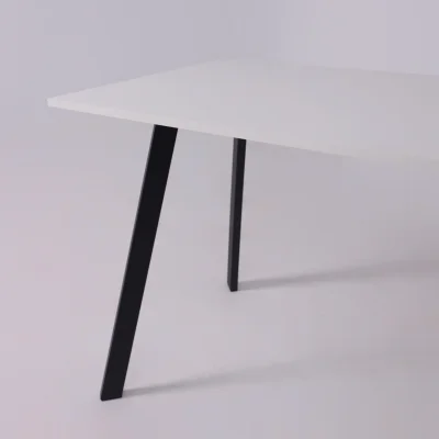 Стол SOLO 102*67, Белый структурный/черный_9