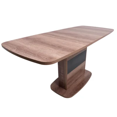 Стол Leset  МАРТИН раздвижной, 120(160)*68,6*75,5, Дуб сокраменто/Антрацит_7