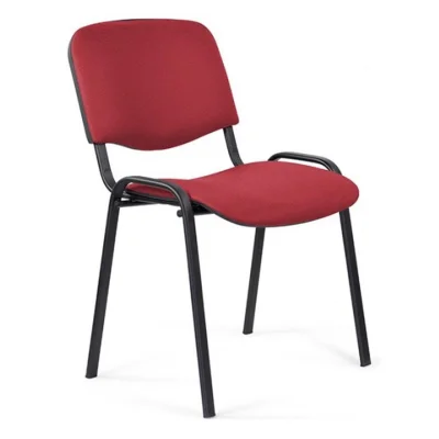 Стул Изо (Ткань, Мебельная, ТК-12 (красный), BL) фотография