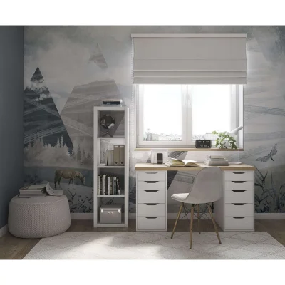 Стеллаж ФОРА 4Л 146х41х38см, белый_2