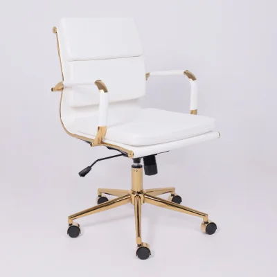 Кресло рабочее INDIGO, LB белый/золотой_5