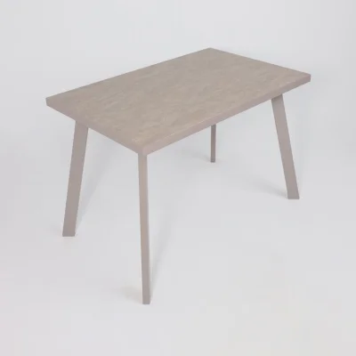 Стол BORG-120, раздвижной 120(160)х80, Бежевый камень-HPL/Капучино_6