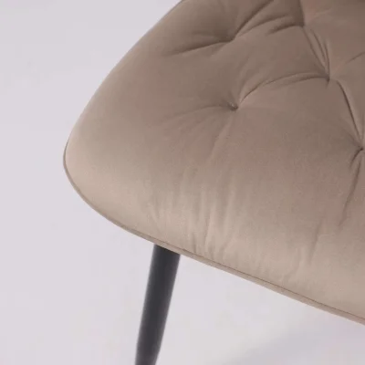 Стул ASTRA, 2, бежевый велюр HLR-08/черный_13