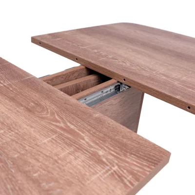 Стол Leset  МАРТИН раздвижной, 120(160)*68,6*75,5, Дуб сокраменто/Антрацит_3