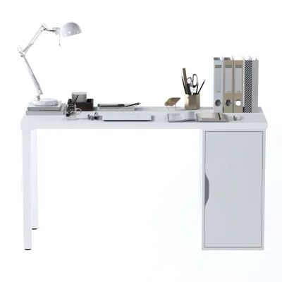 ИНГАР 2/ДВ/T стол письменный 140x75x55, белый_4