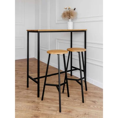 Стул барный TRH-78 натуральный/черный_2