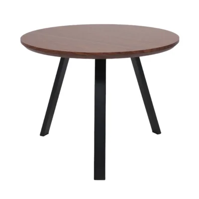 Стол журнальный BUFFY, тёмная вишня/черный, d600*450_2