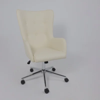 Кресло поворотное BELLA XL chrome, Pegasso крем_17