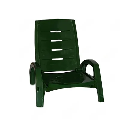 Шезлонг складной на колесах, тёмно-зелёный_3