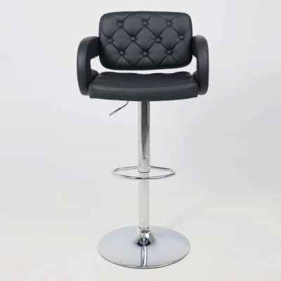Кресло барное ELTON, экокожа, черный/хром_14