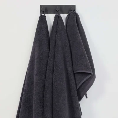 Полотенце махровое, 50*90см, черный графит Е2022-181_6