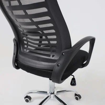 Кресло рабочее CONSUL NEW, ткань/сетка, черный (с подголовником)_20