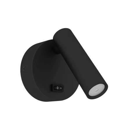 Светильник настенный ST-Luce Черный/Черный LED 1*5W 3000K Настенные светильники фотография