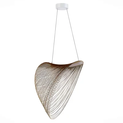 Светильник подвесной ST-Luce Белый/Древесный LED 1*24W 4000K FOSSIL_4