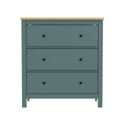 Спальня Сага, ясень + темно-бирюзовый. Комплект №1_9