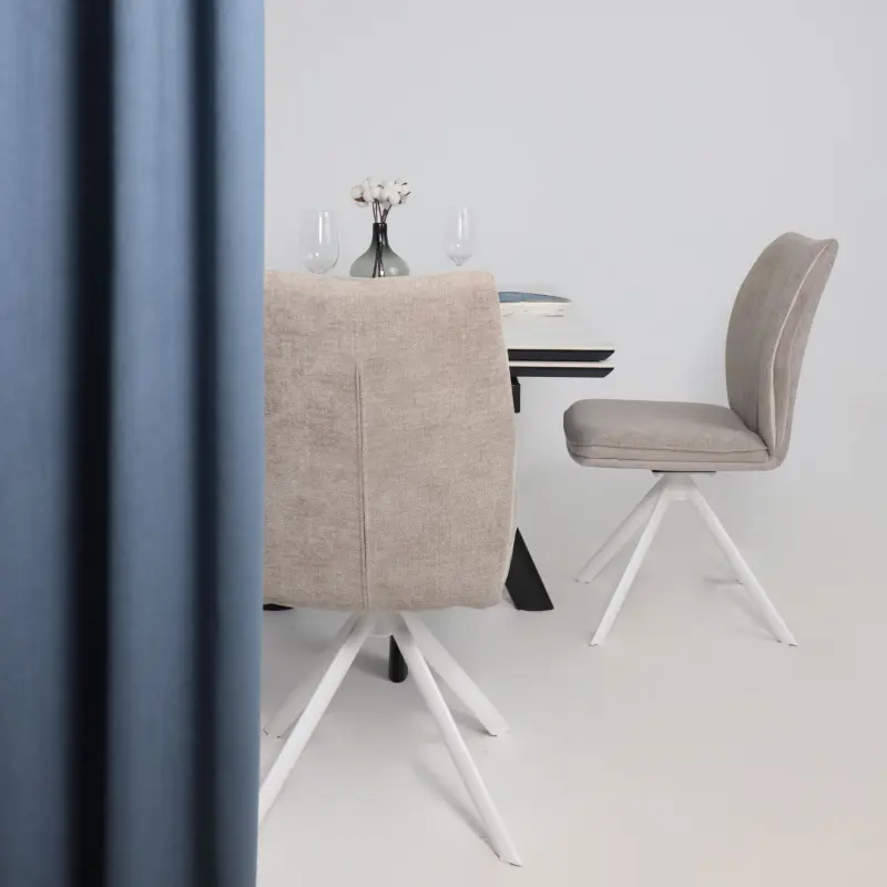 Стул SMART-R 360, g05 GREY BEIGE шенилл LUX - d07 PEARL GREY LUX\белый_preview_3