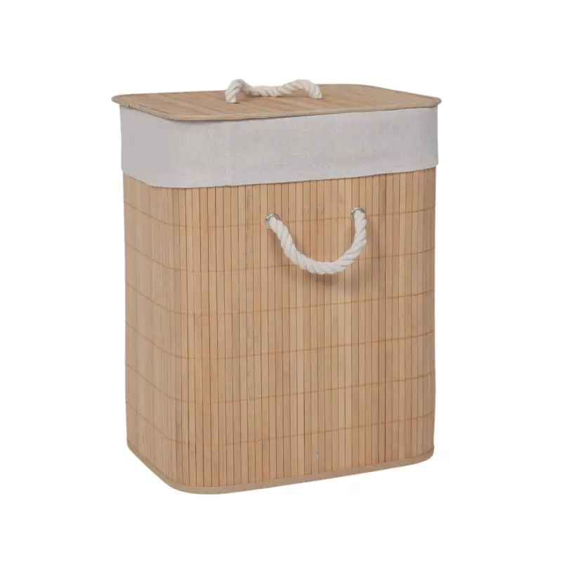 Корзина BAMBOO DUO, прямоугольная, светлый, 40*30*50см фотография