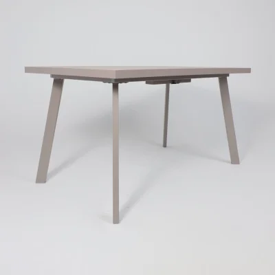 Стол BORG-140, раздвижной 140(180)х85, Бежевый камень-HPL/Капучино_7