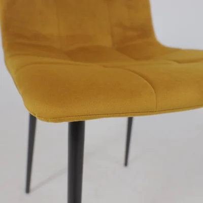 Стул AV 406-N, карри бархат Confetti chai tea/черный_12