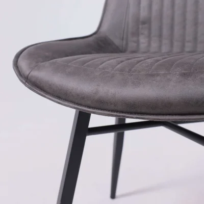 Стул Devis, винтажный серый Dallas-003/черный_10