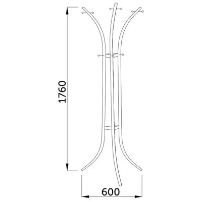 Вешалка SPINER, (черная)_2