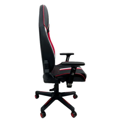 Кресло поворотное BOLID, ECO, черный/белый/красный_3