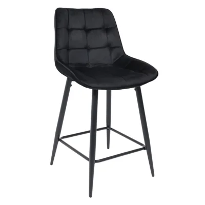 Стул LINX, полубарный, черный велюр G062-50/черный фотография