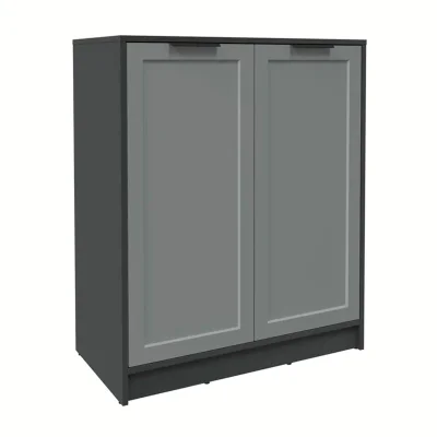 Тумба КОНЦЕПТ Тренд КТ-Т84, к.Антрацит/ф.Серый  (В1020хШ836хГ451мм) фотография