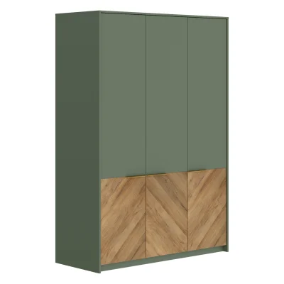 Спальня "SIENA", дымчатый зеленый + дуб вотан. Комплект №1_5