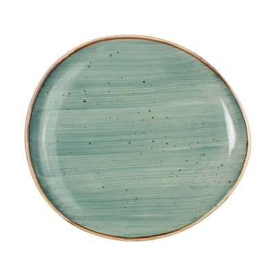 Блюдо VITAL, фарфор, зеленый, 27,5*25,5*3,1см фотография