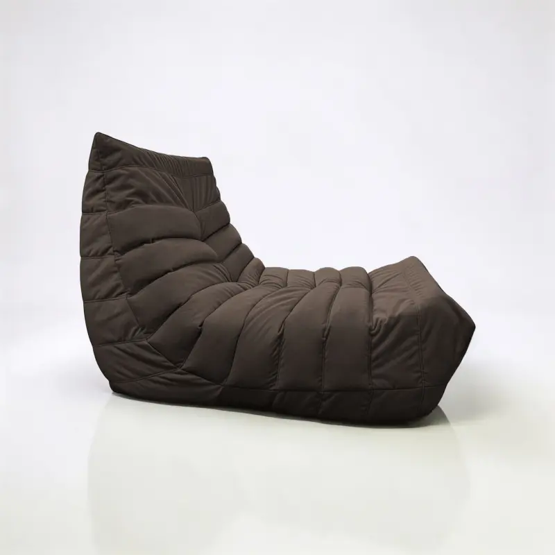 Бескаркасное кресло Француз SLIM BeanBag 70*35 / микровелюр, Шоколад_preview_3