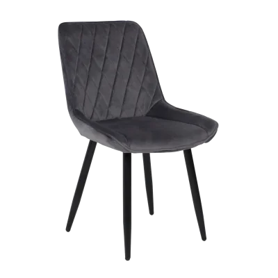Стул NIKA, серый велюр HLR-21/черный фотография