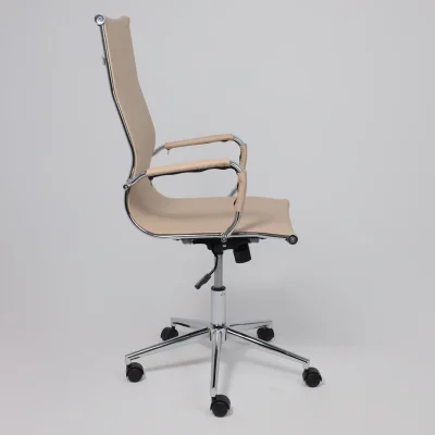Кресло поворотное EVELIN, экокожа, бежевый_15
