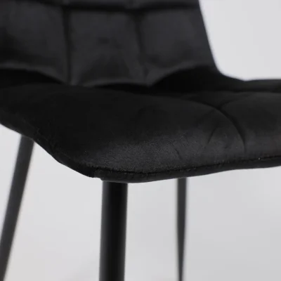 Стул DALLAS, черный велюр Nara 19 /черный_7
