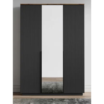 Н.м. "SAN GIMIGNANO" шкаф SZF3D, к.Антрацитовый+Дуб нокс/ф.Антрацитовый+Готика_4