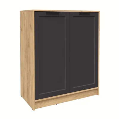 Тумба КОНЦЕПТ Тренд КТ-Т84, к.Дуб золотой/ф.Пепел  (В1020хШ836хГ451мм) фотография