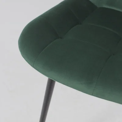Стул AV 405, зеленый бархат Confetti deep forest/черный_14