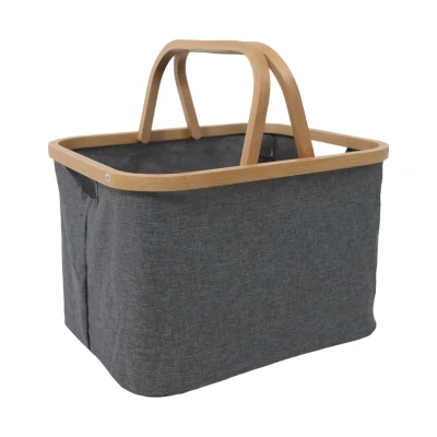 Корзина для белья IRIS - 2, бамбук фотография