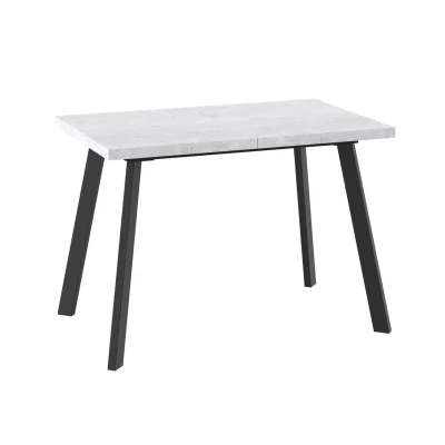 Стол BORG-110, раздвижной 110(142)х70, Серый сланец/Чёрный фотография