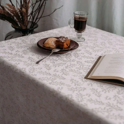 Скатерть, 180*145см, вербена 2631, лен 010101_2