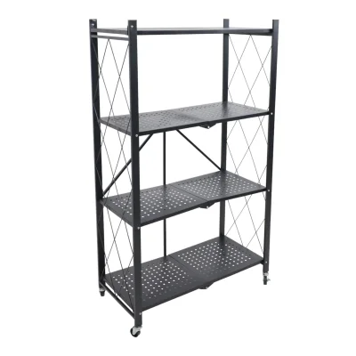 Стеллаж INFINITY, 700*340*1230мм, черный фотография