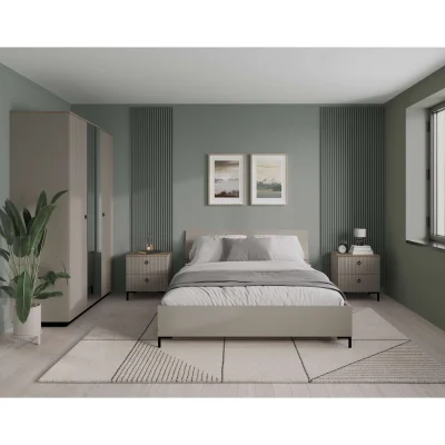 Н.м. "DOMENICA" кровать LOZ140х200 без основания, к.Глиняный серый/ф.Глиняный серый_4